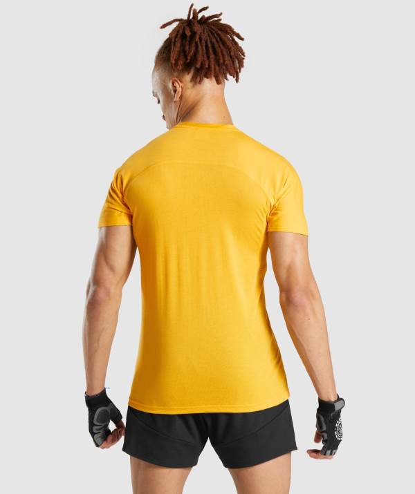 Panske Tricka Gymshark Chalk Žlté | DA9612507